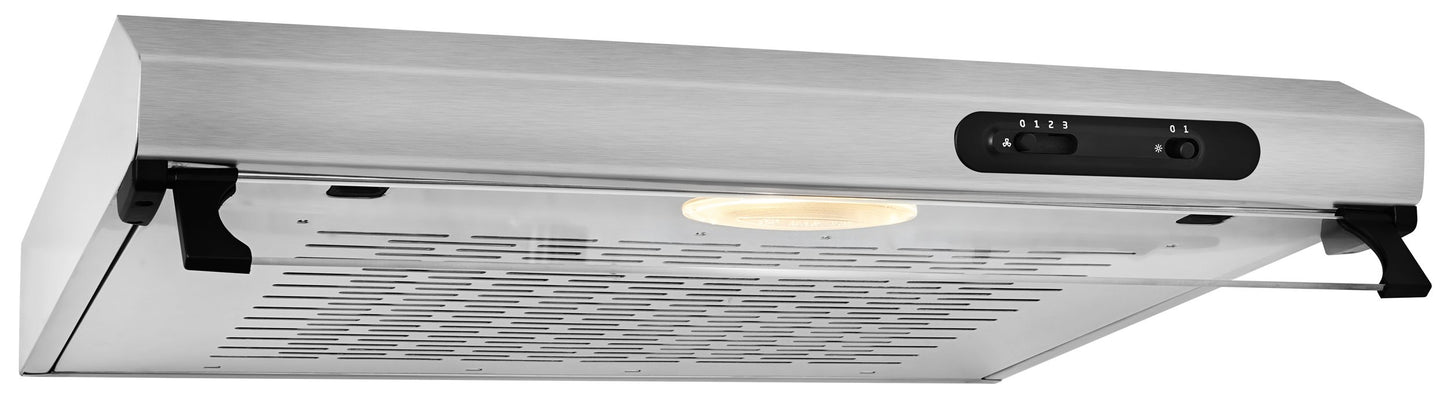 60cm Integrated Visor Cooker Hood in S/Steel | HNS61110X