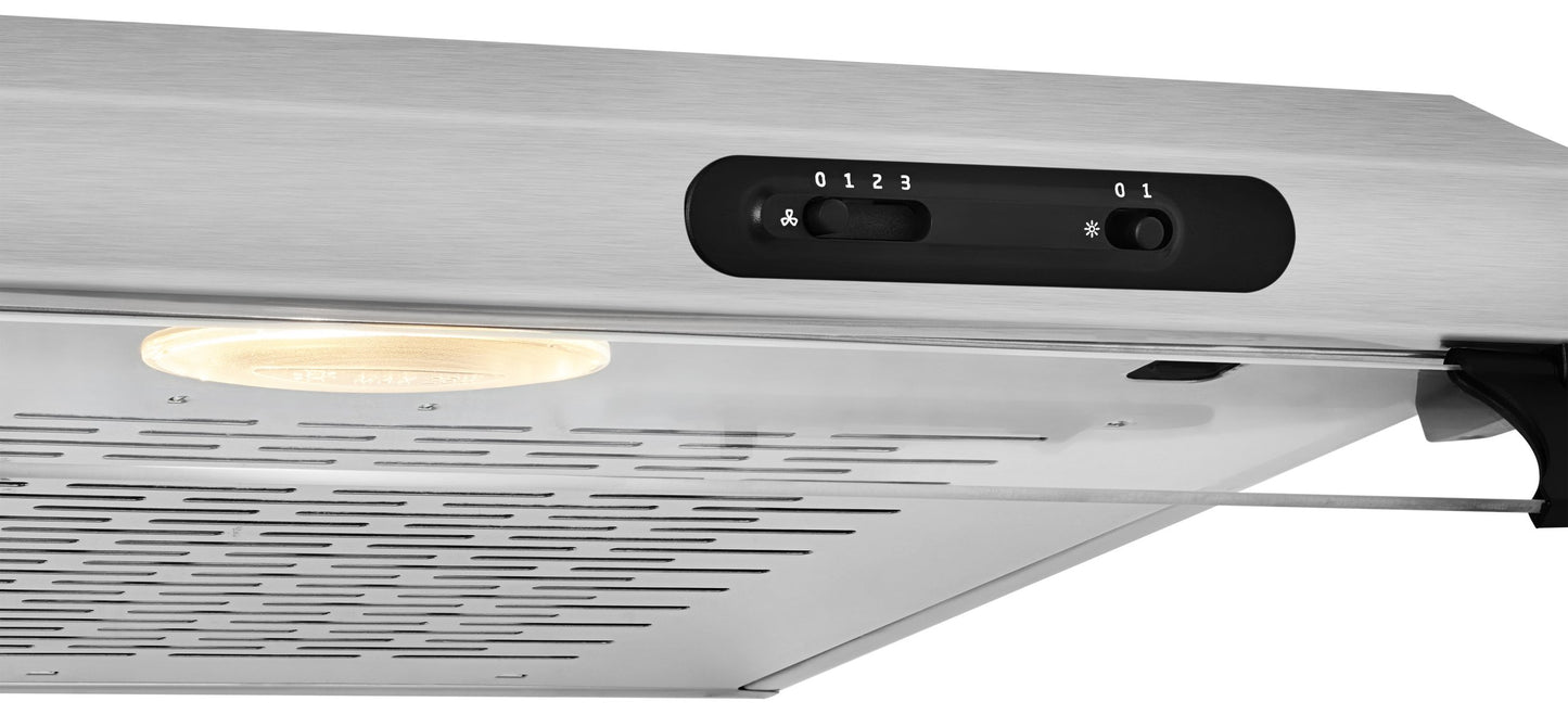 60cm Integrated Visor Cooker Hood in S/Steel | HNS61110X