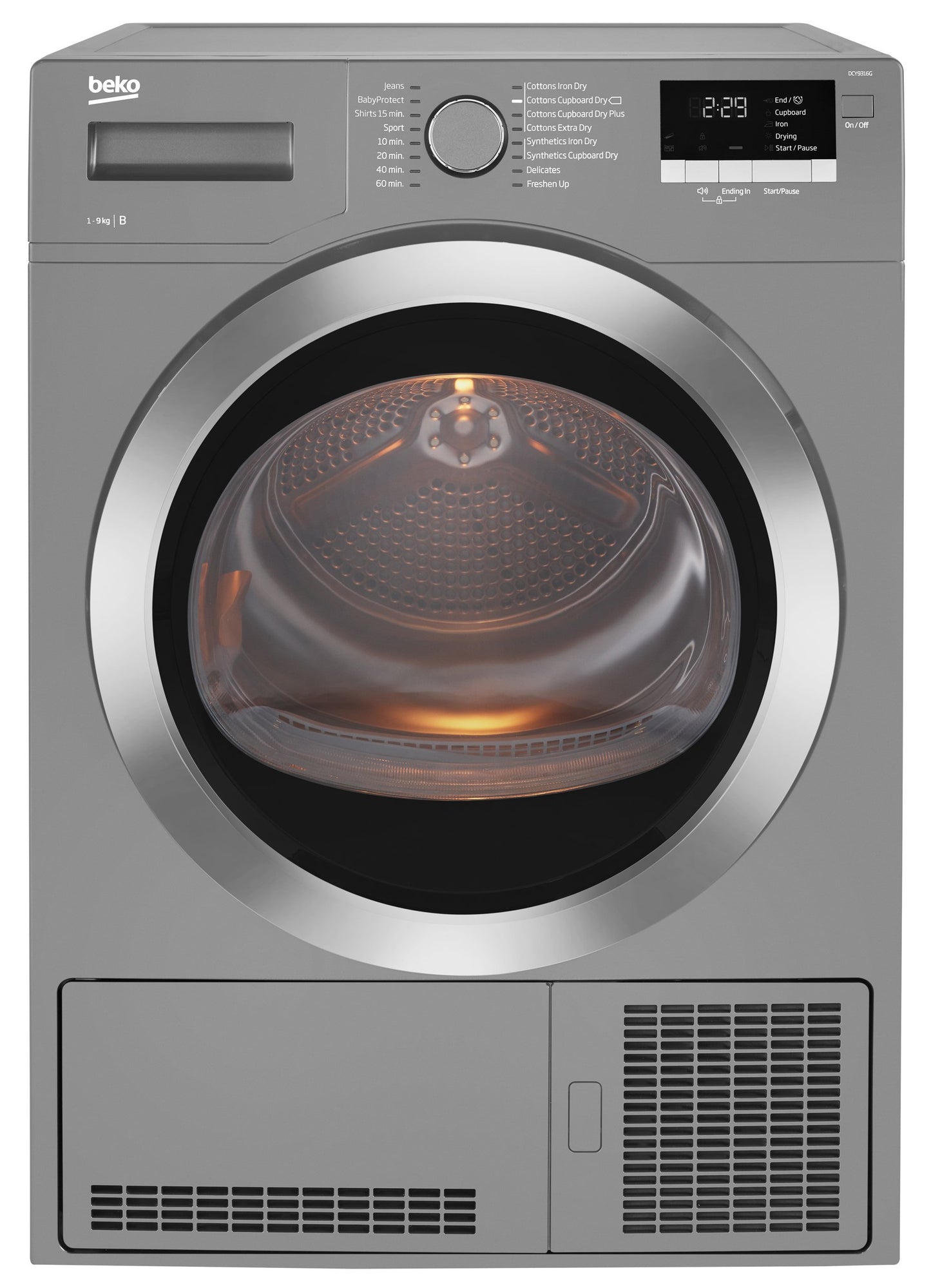 9KG Condenser Tumble Dryer in Graphite | DCY9316G