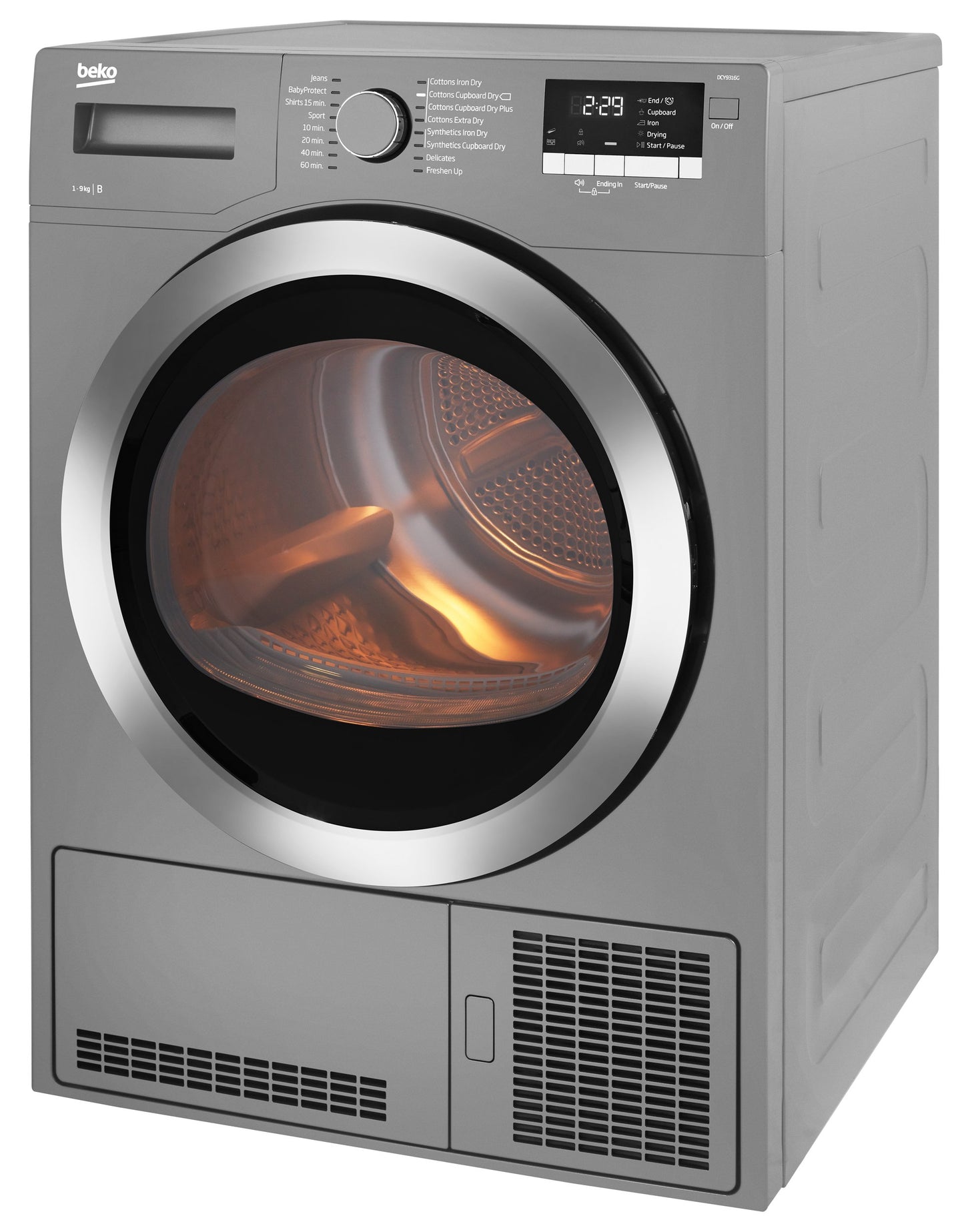 9KG Condenser Tumble Dryer in Graphite | DCY9316G