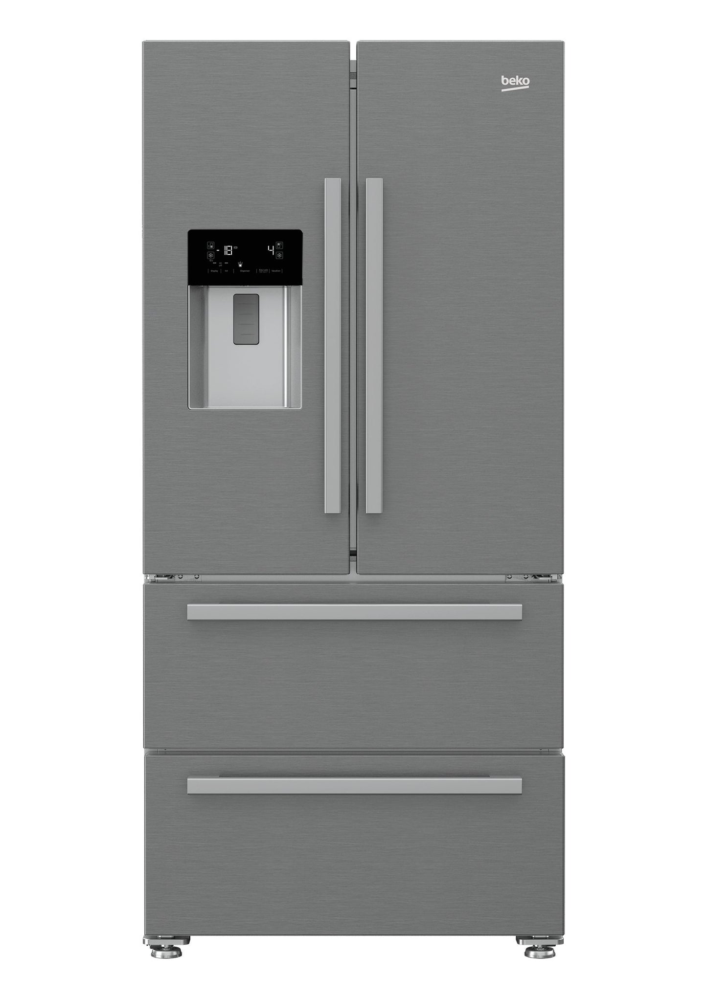American Style Fridge Freezer with Water & Ice Dispenser, 183cm (H) in S/Steel | GNE60520DX