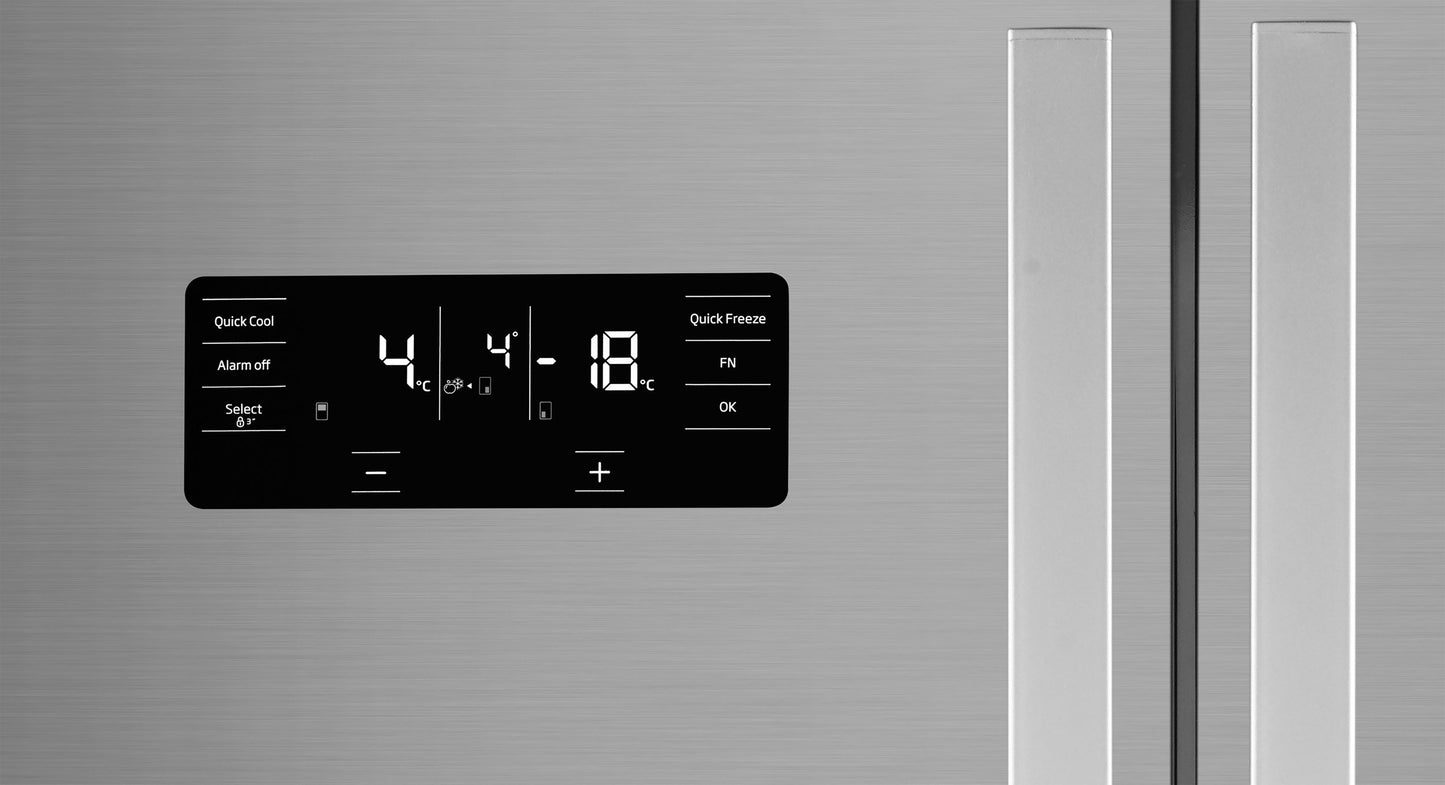 American Fridge Freezer with Blue Light Technology | 183cm (H) | S/Steel | MN1416224PX