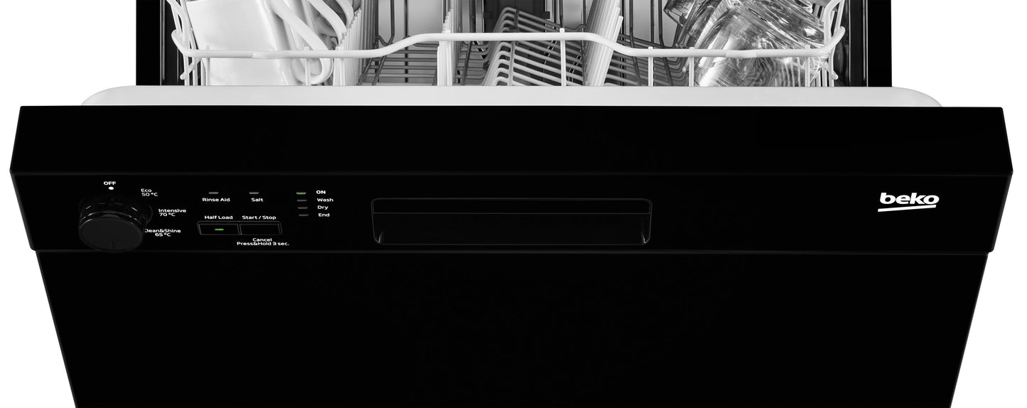 13 Place Dishwasher, A+ Rated in Black | DFN05310B | More Colour Options