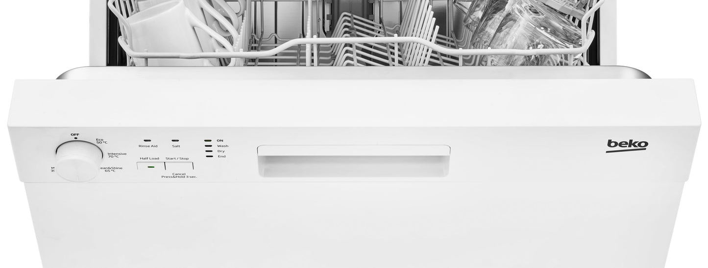 13 Place Dishwasher, A+ Rated in White | DFN05310W | More Colour Options