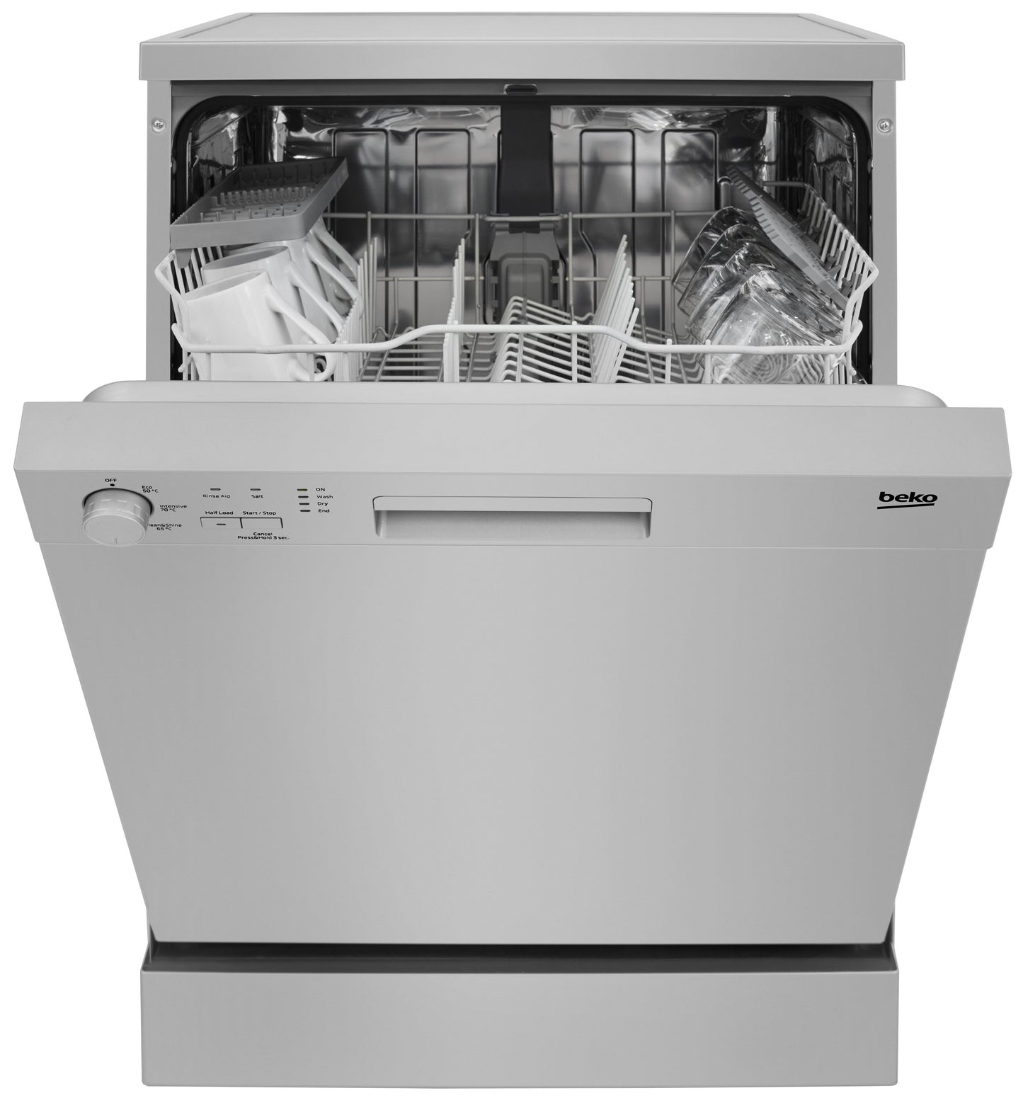 13 Place Dishwasher, A+ Rated in Silver | DFN05310S | More Colour Options