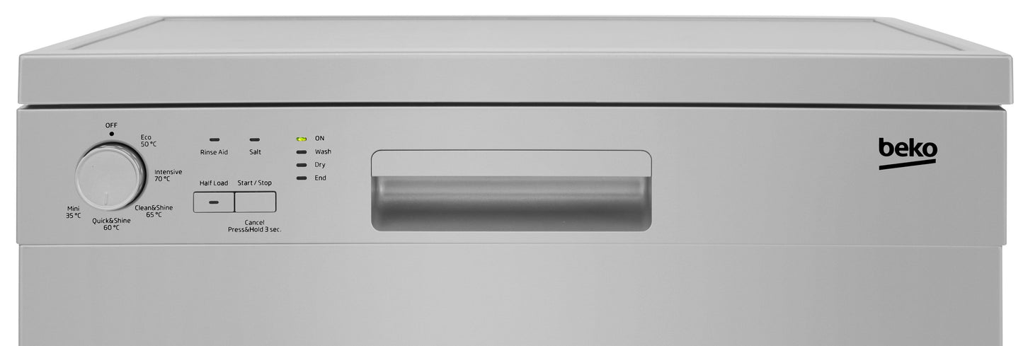 13 Place Dishwasher, A+ Rated in Silver | DFN05310S | More Colour Options