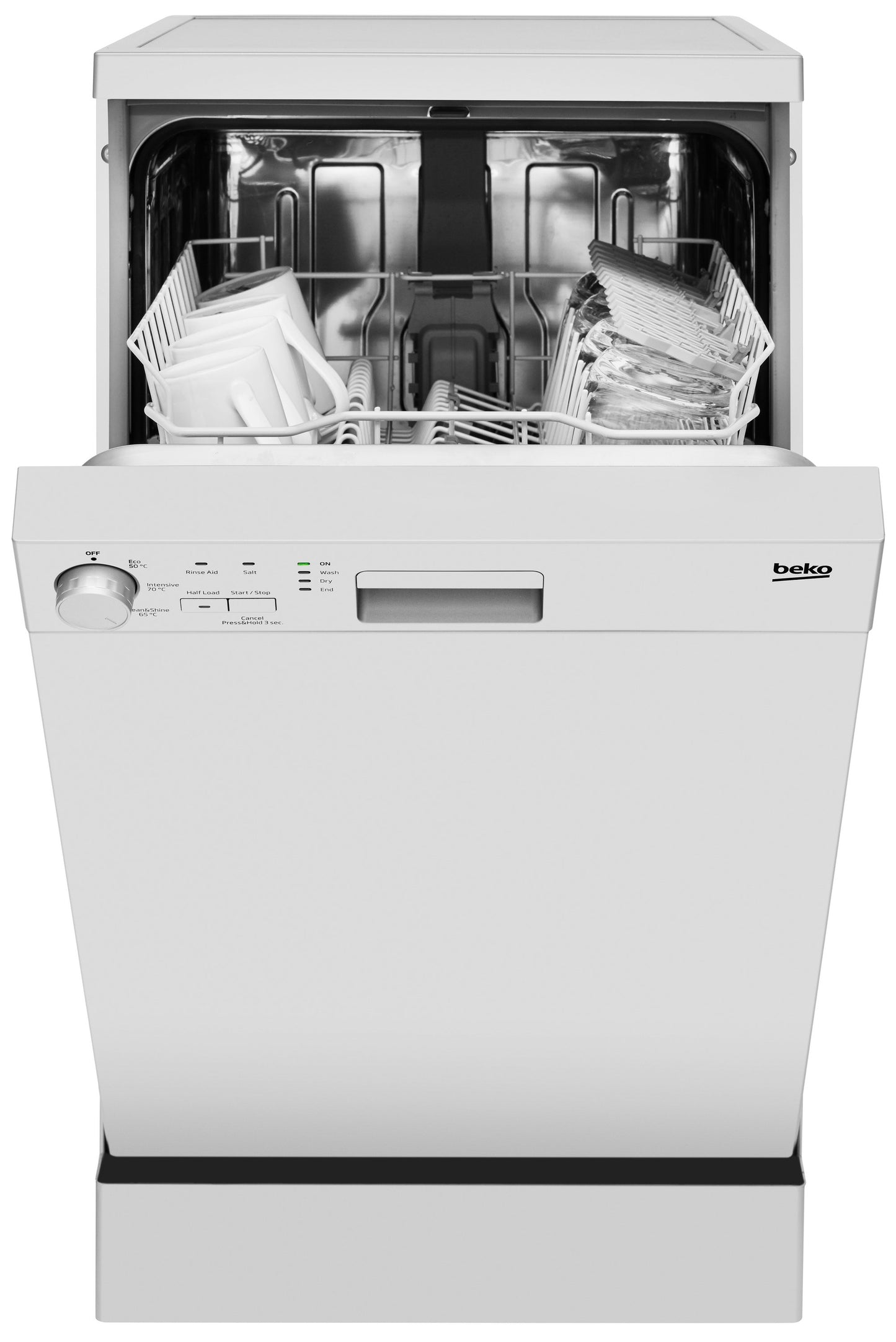 Slimline 45cm, 10 Place Dishwasher, A+ Rated in Silver | DVS04020S | More Colour Options