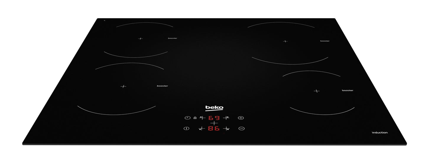 60cm Built-In Induction Hob in Black Glass | HII64400MT