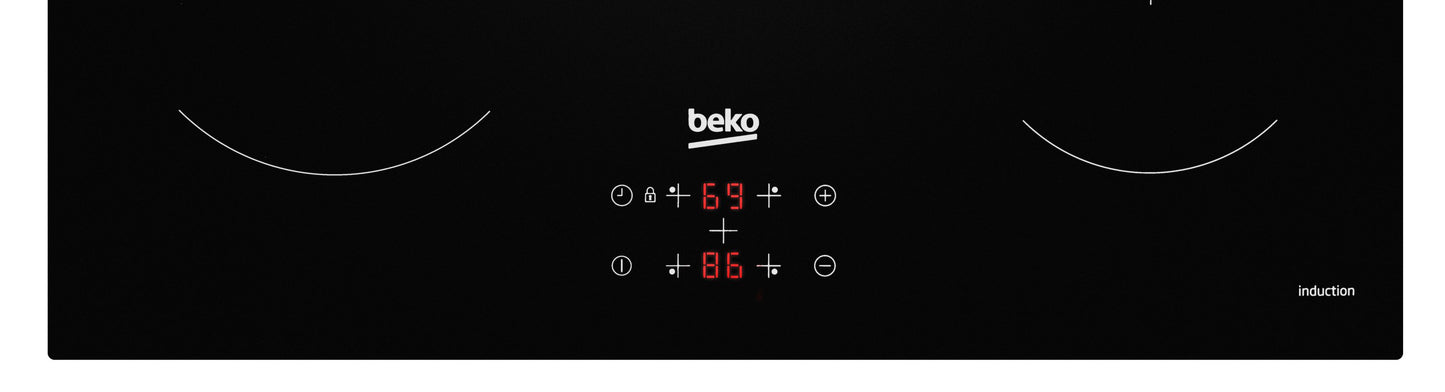 60cm Built-In Induction Hob in Black Glass | HII64400MT