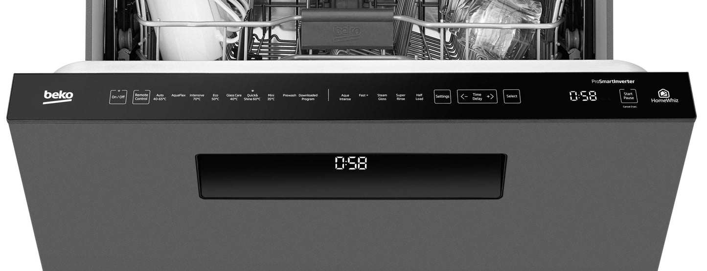 14 Place Dishwasher 'AutoDose' A++ in Graphite | DEN59420DG