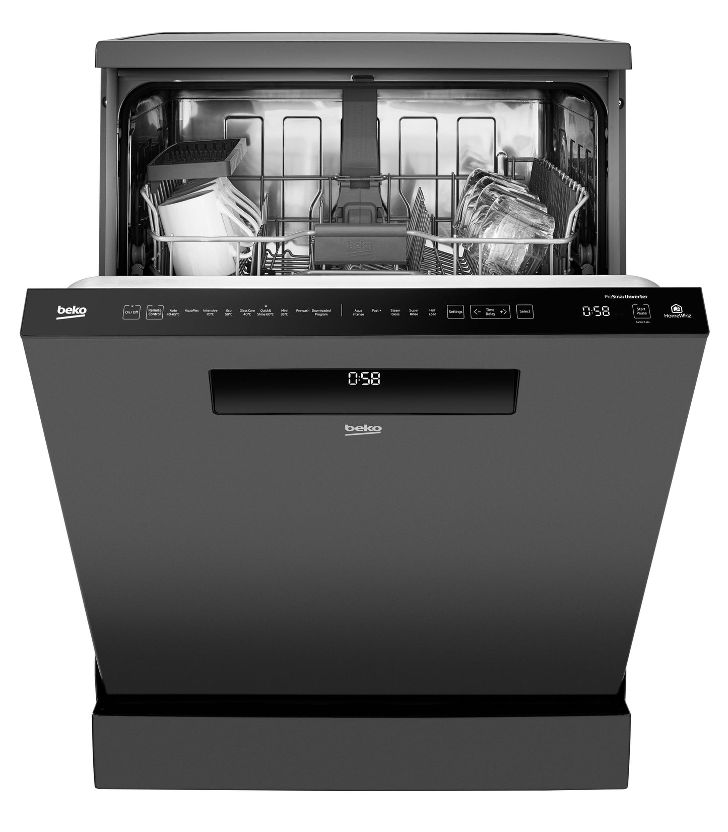 14 Place Dishwasher 'AutoDose' A++ in Graphite | DEN59420DG