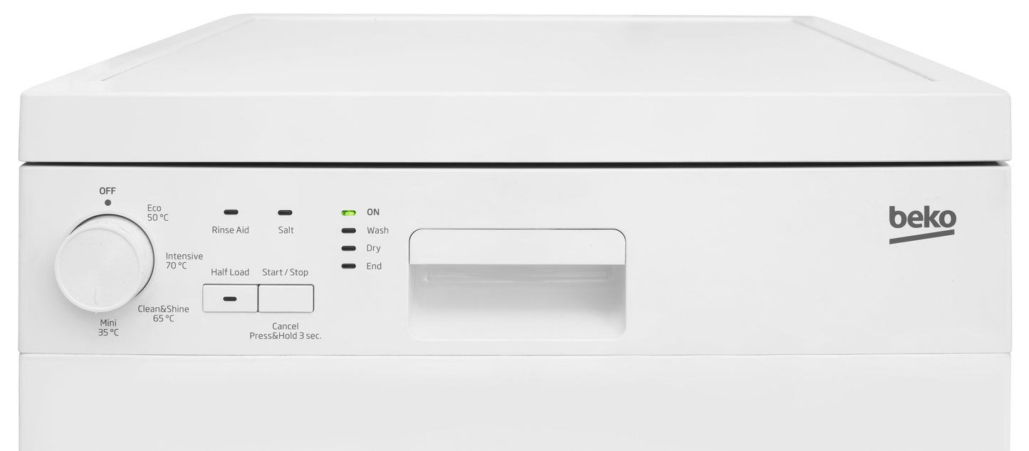 Slimline 45cm 10 Place Dishwasher, A+ Rated | White | DVS04020W | More Colour Options