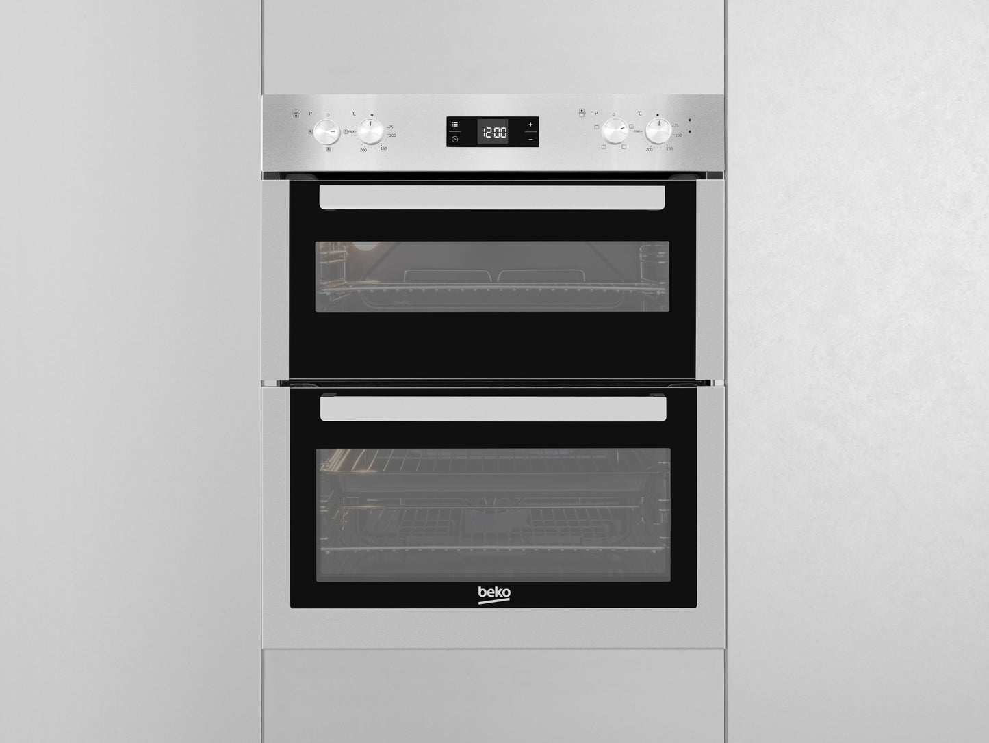 Built-Under Double Oven 72cm (H) in S/Steel | BBTF26300X