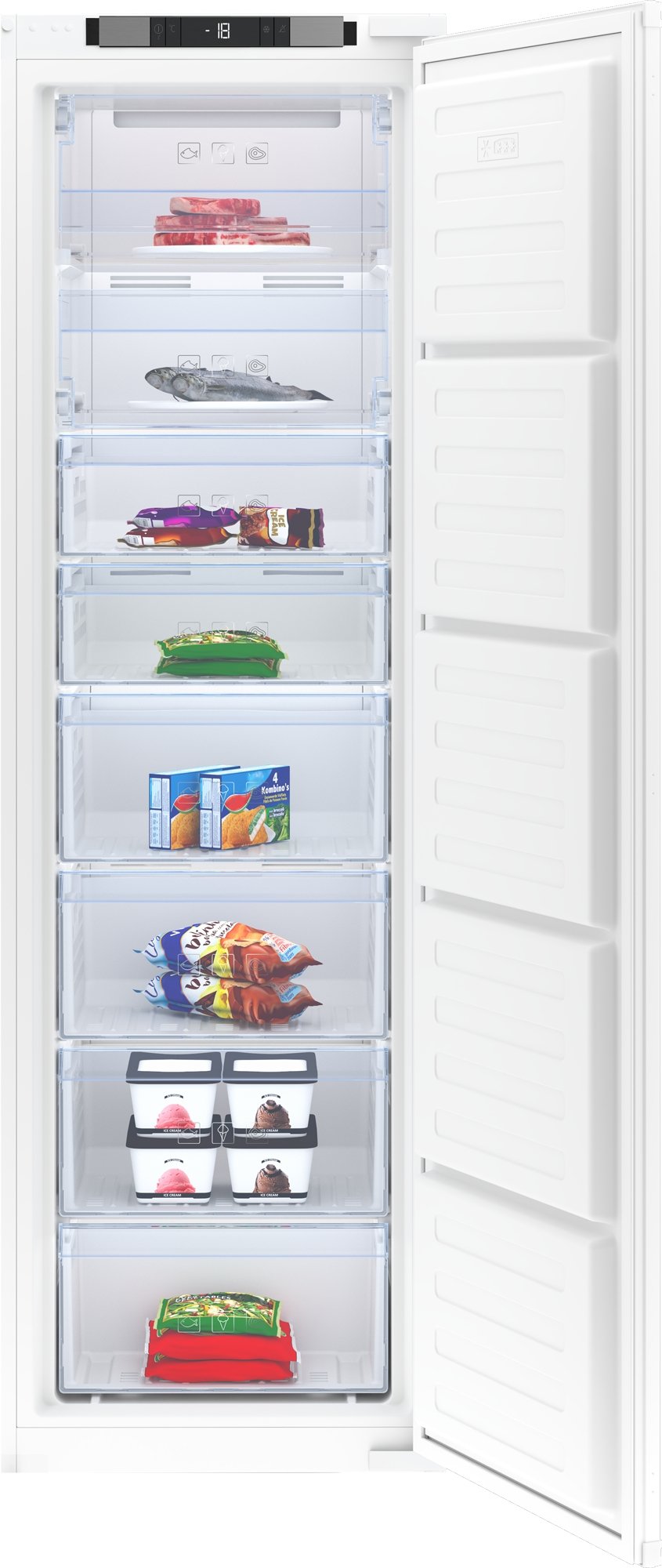 Integrated Larder Freezer, Frost Free, 178cm (H) A+ | BFFD1577