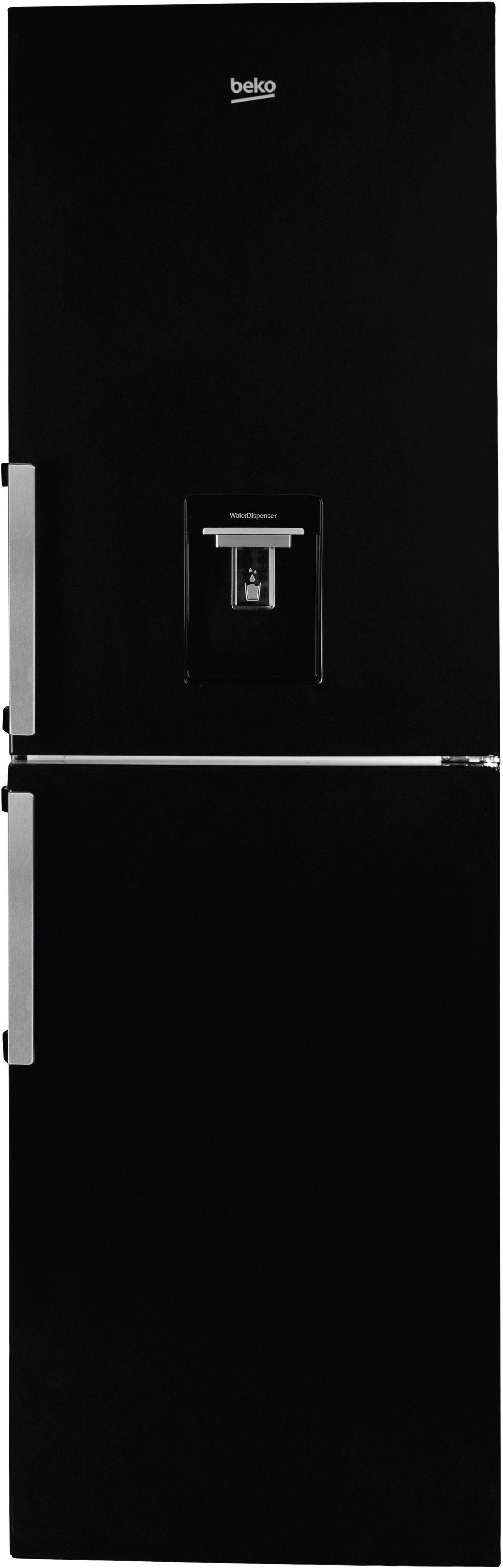 Frigorífico congelador antiescarcha con dispensador de agua, 191 cm de alto en negro | CFP1691DB