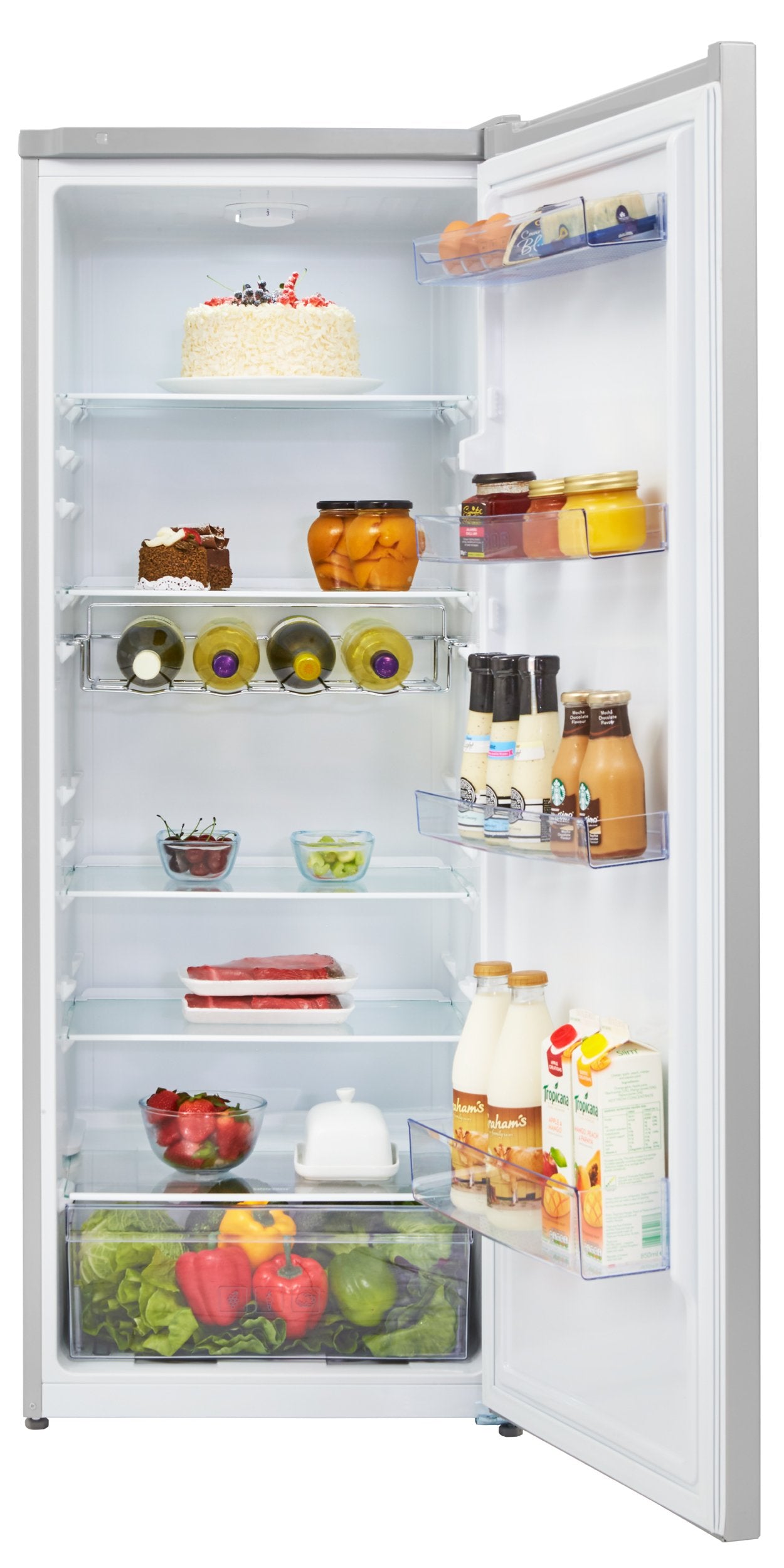 Tall Larder Fridge | 145cm (H) | Silver | LSG3545S | More Colour Options