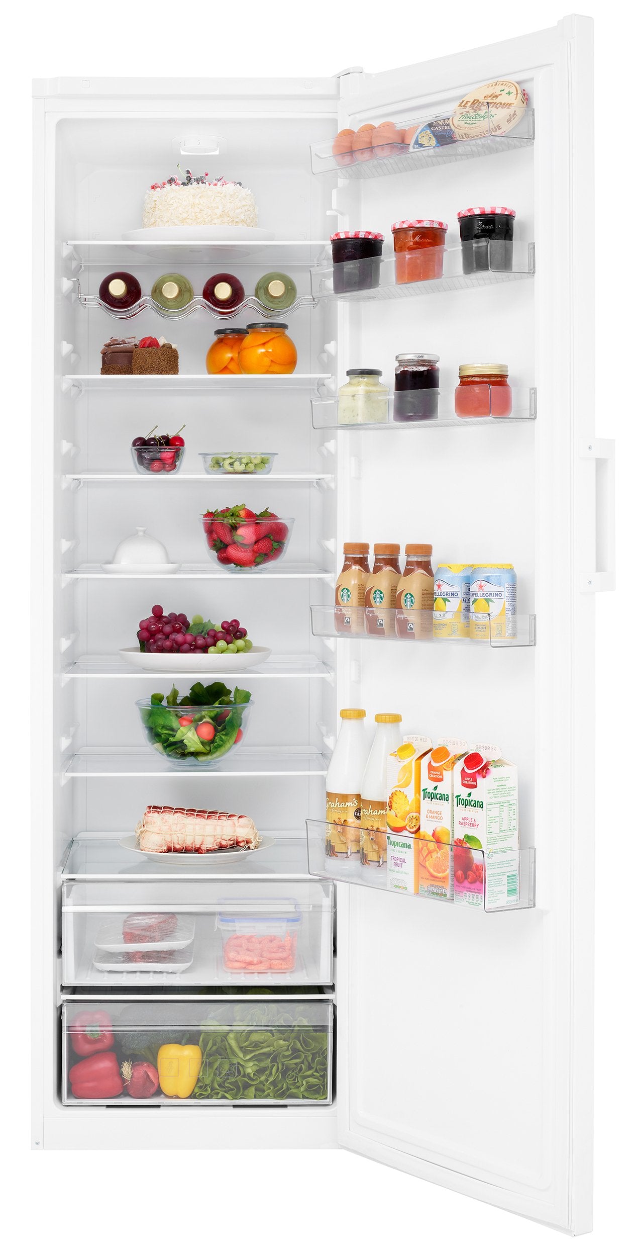 Tall Larder Fridge | 180cm (H) | A+ | White | LSP3671DW