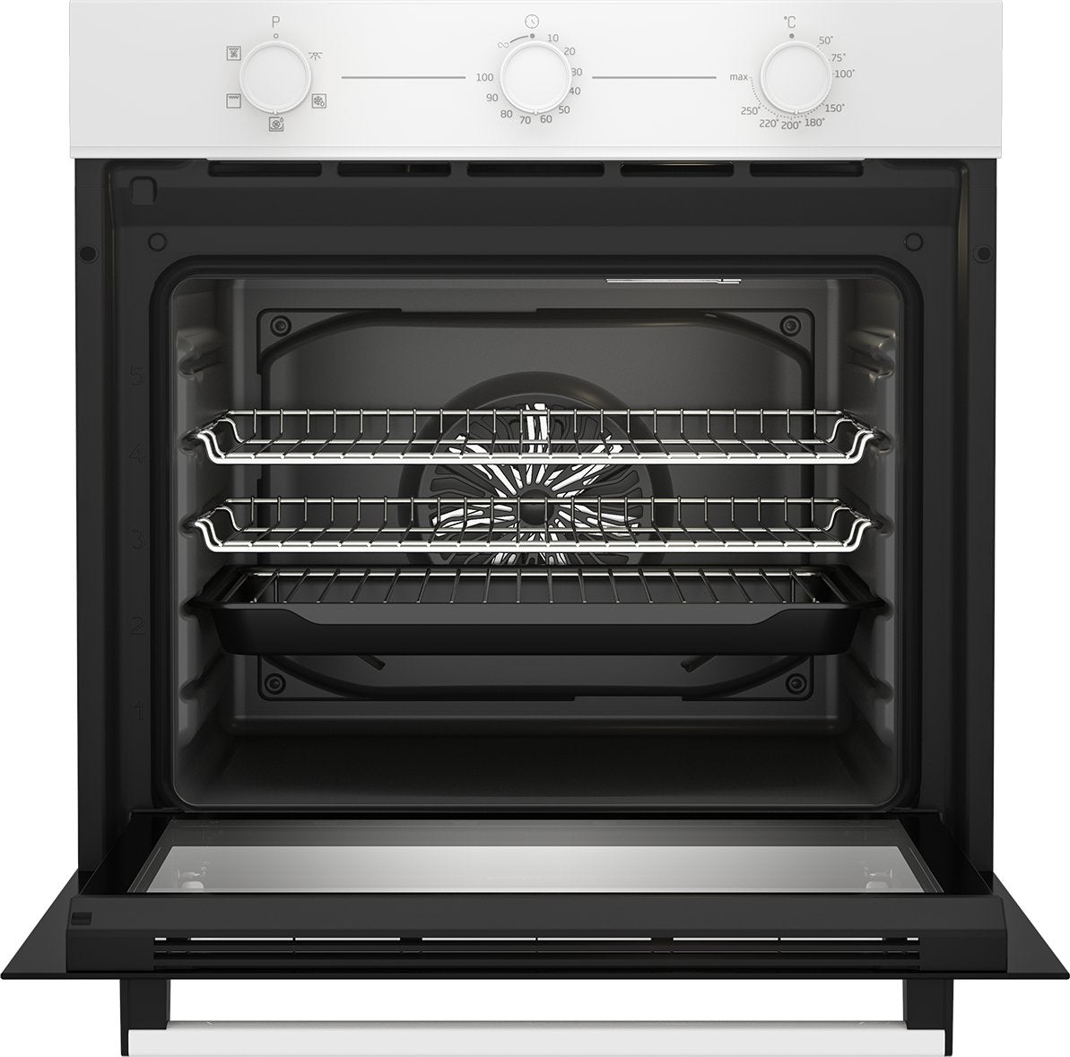 Built-in AeroPerfect Single Fan Oven | White | BBIF22100W