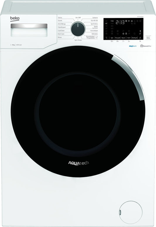 AquaTech 9kg, 1400rpm Washing Machine | White | WEY94P64EW | More Colour Options