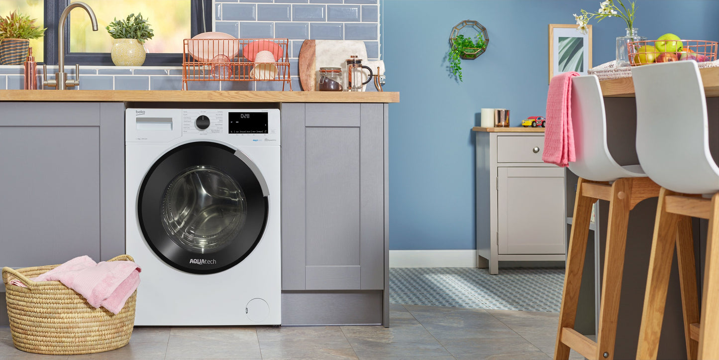 AquaTech 9kg, 1400rpm Washing Machine | White | WEY94P64EW | More Colour Options