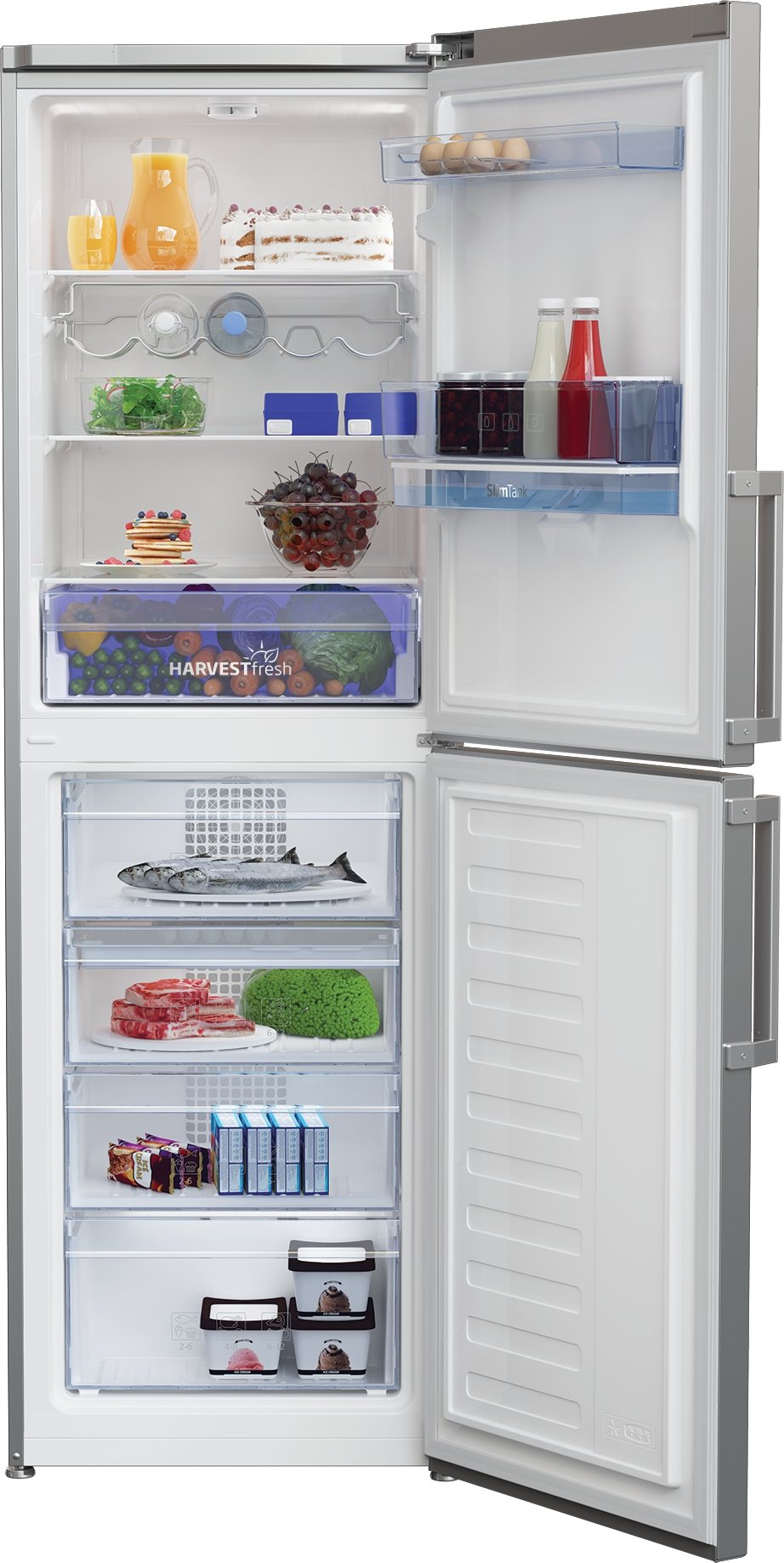 Fridge Freezer with HarvestFresh™ | 191cm (H) | Black | CFP3691DVB