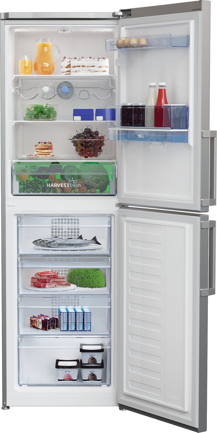 Fridge Freezer with HarvestFresh™ | 191cm (H) | Black | CFP3691DVB