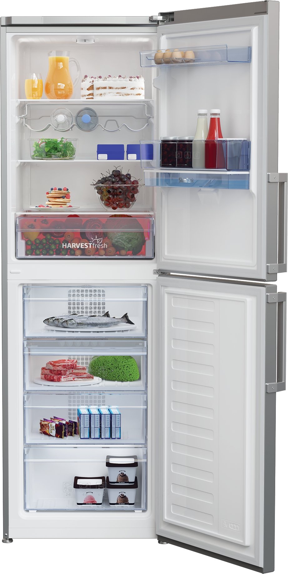 Fridge Freezer with HarvestFresh™ | 191cm (H) | Black | CFP3691DVB