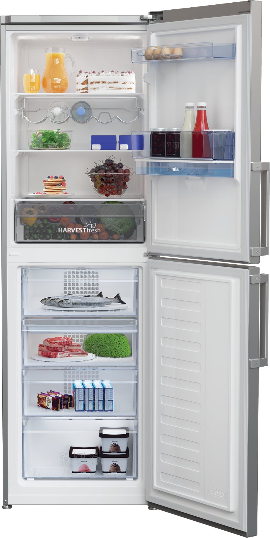 Fridge Freezer with HarvestFresh™ | 191cm (H) | Black | CFP3691DVB