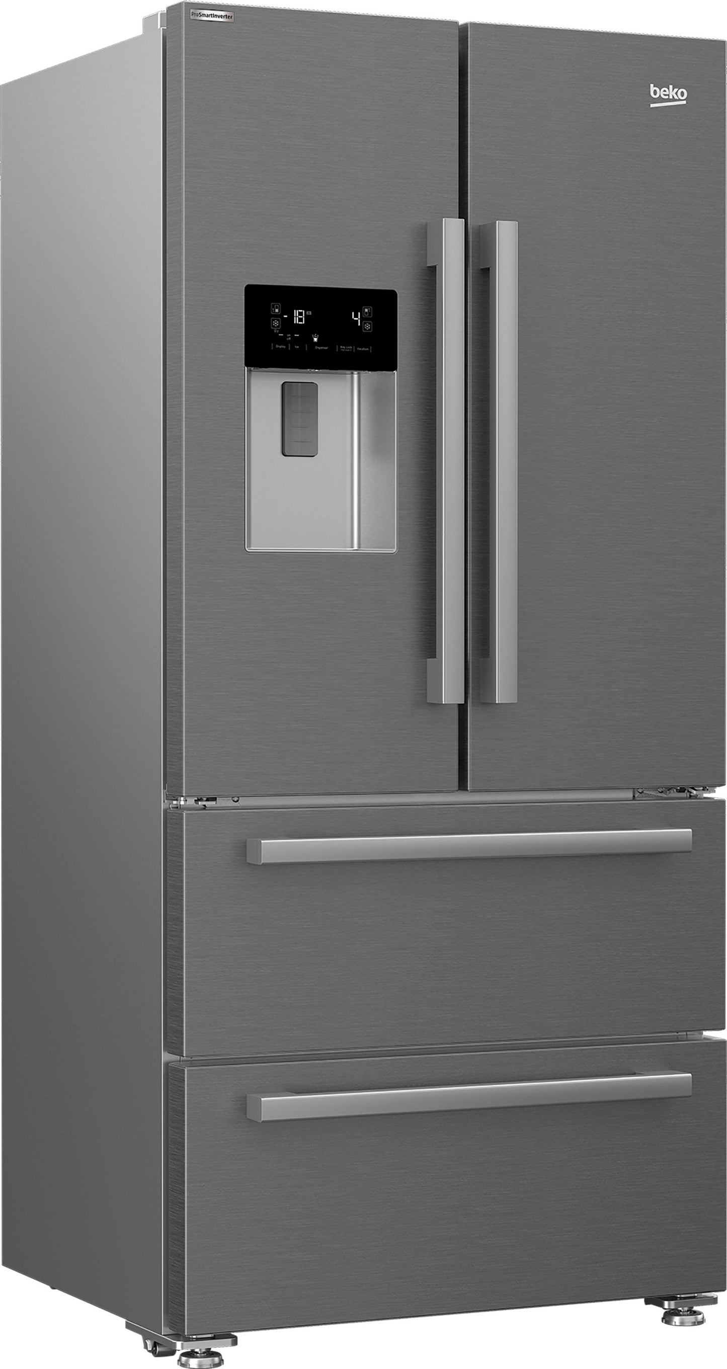 American Style Fridge Freezer | HarvestFresh | 183cm (H) |  S/Steel | GNE360520DX