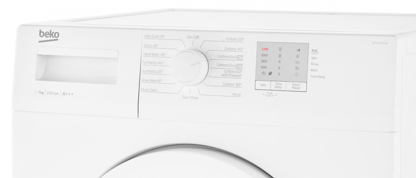 8kg, 1200rpm Washing Machine in White | WTL82051W
