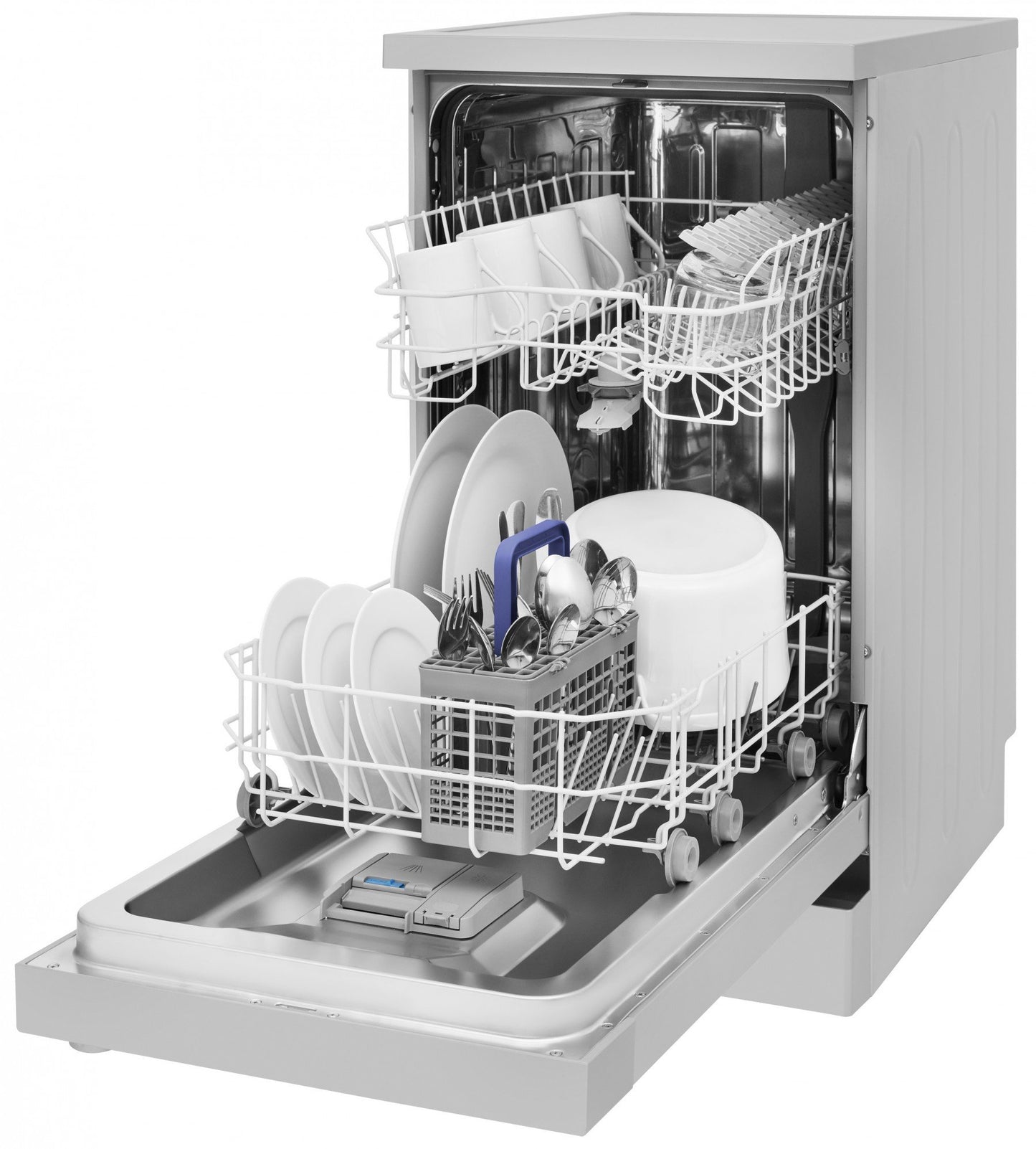 Slimline 45cm, 10 Place Dishwasher, A+ Rated in Silver | DVS04020S | More Colour Options