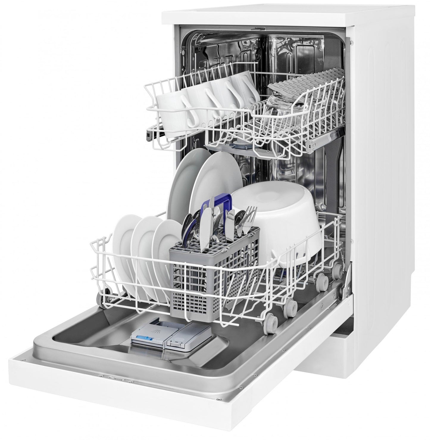 Slimline 45cm 10 Place Dishwasher, A+ Rated | White | DVS04020W | More Colour Options