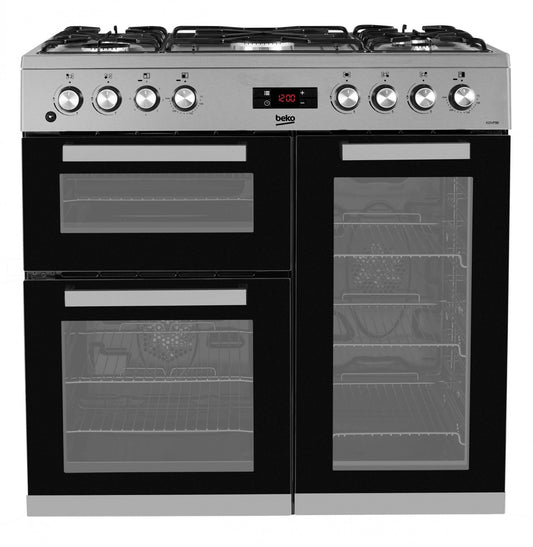 90cm Double Oven Dual Fuel Range Cooker | S/Steel | KDVF90X - *Pre-Order - Available August 2020*