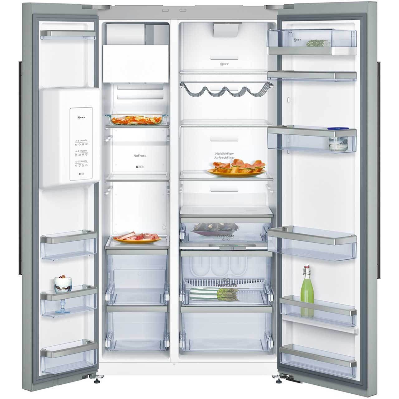 American Fridge Freezer, Frost Free, 176cm (H) | KA3923I20G