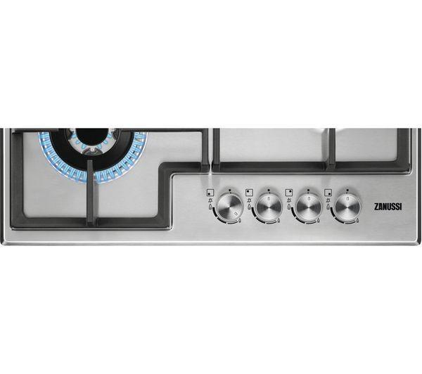 60cm 4 Burner Gas Hob | Stainless Steel | ZGH66424XX