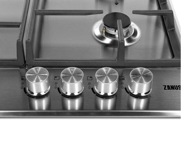60cm 4 Burner Gas Hob | Stainless Steel | ZGH66424XX