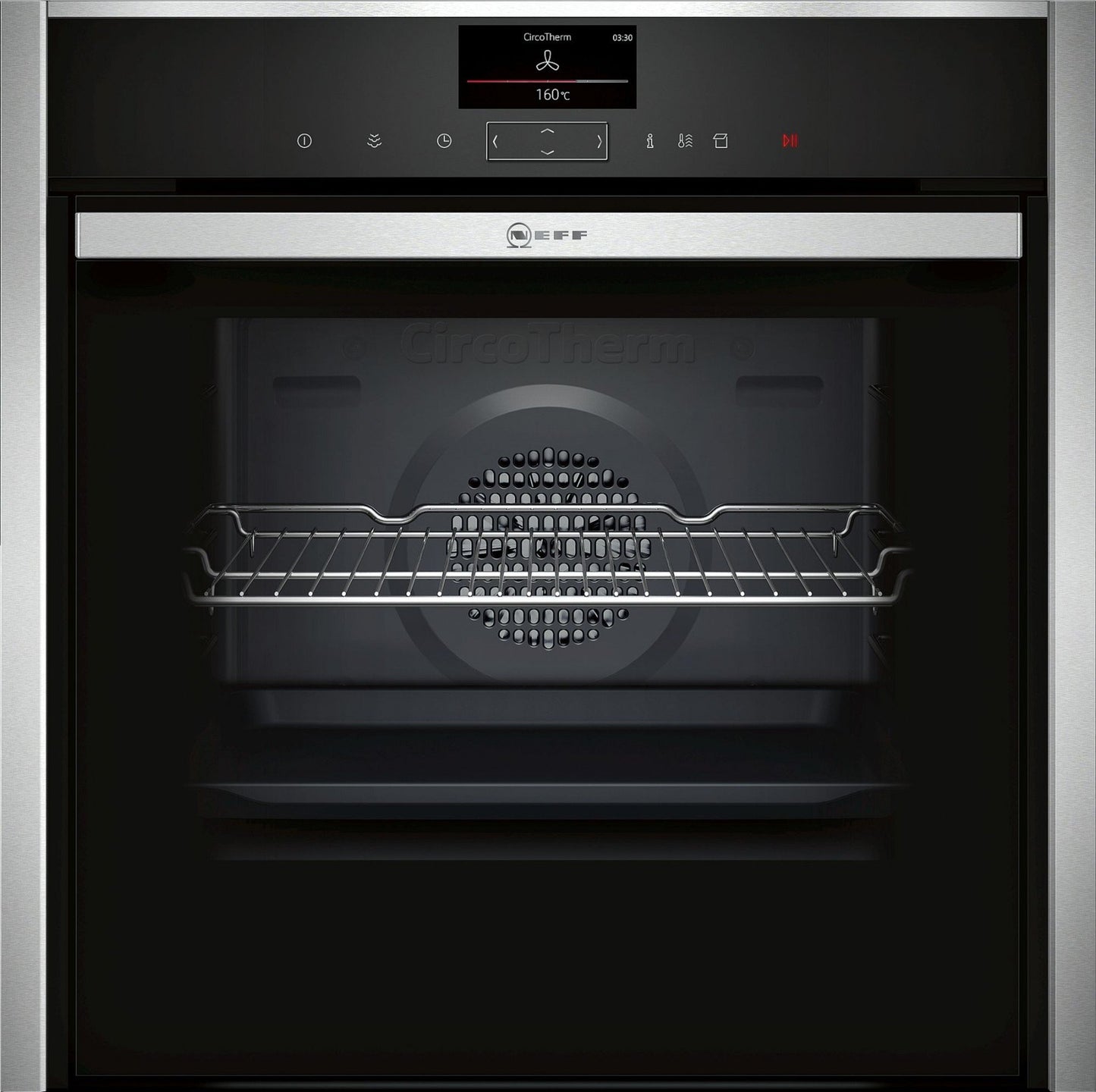 Built-in Single Oven Slide&Hide with FullSteam | B47FS34H0B