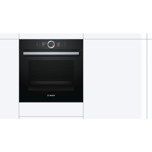 Single Oven HomeConnect | Black | HBG6764B6B