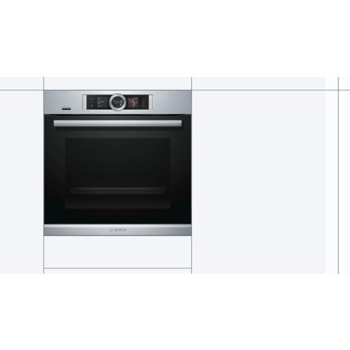 Single Oven, 4D Hot Air HomeConnect | HRG6769S6B