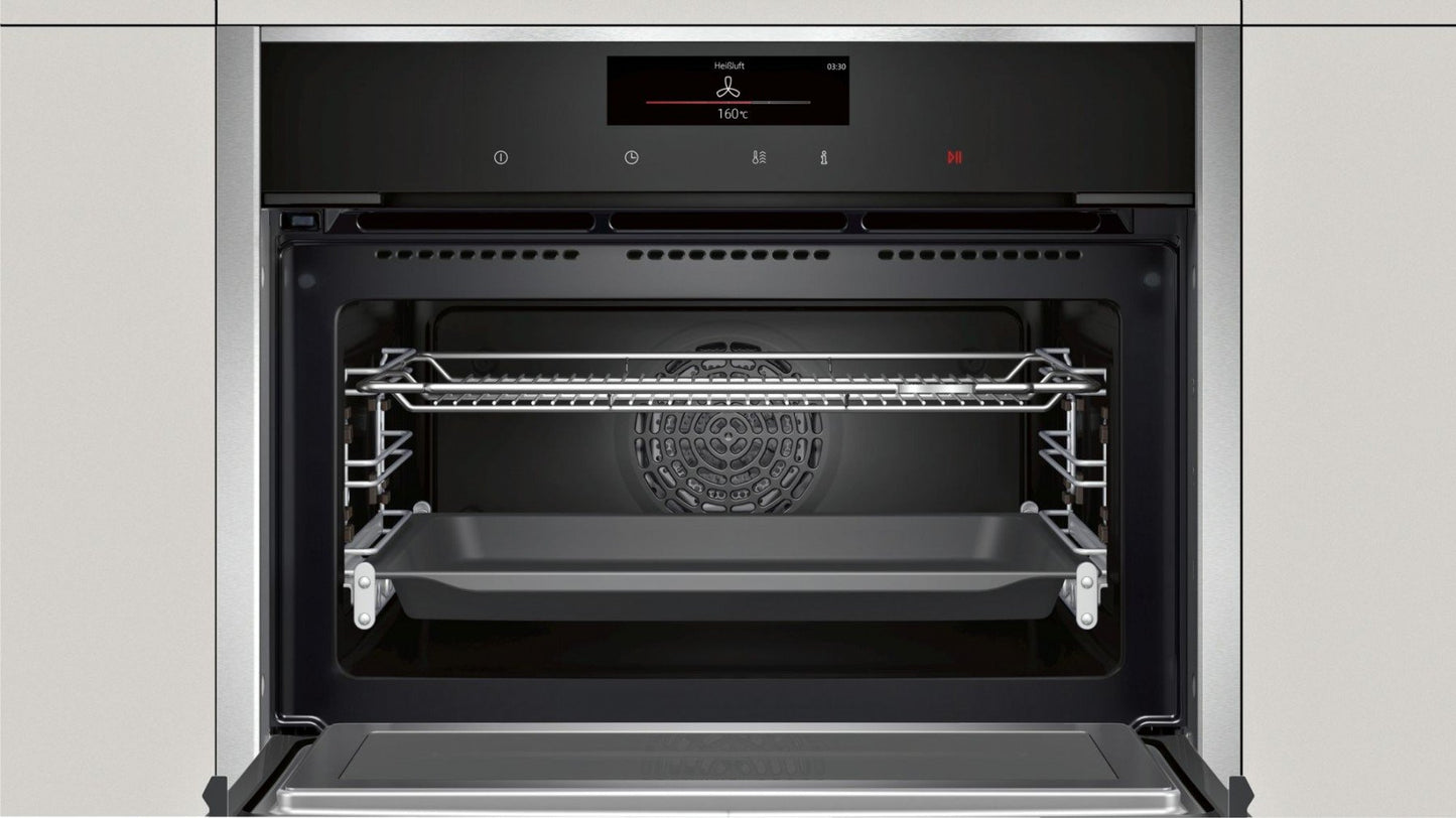 Horno y microondas combinados de 45 cm con sonda para carne multipunto | C28MT27H0B 