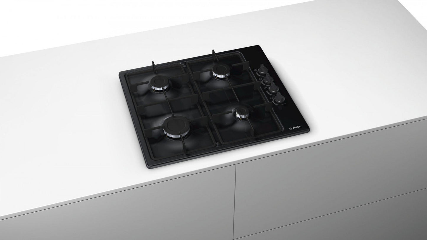 60cm Gas Hob | Black | PBP6B6B60