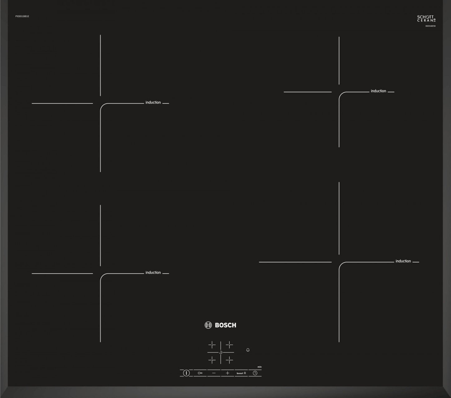 60cm Induction Hob | PIE651BB1E |  + 'FREE Induction Pan-Set Worth €129’