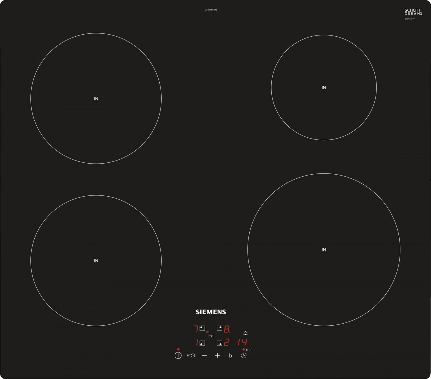 iQ100 60cm Induction Hob | EU611BEB1E | + 'FREE Induction Pan Set Worth €129'