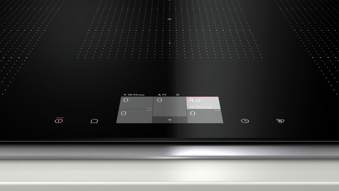 Placa de inducción Flex de 90 cm con sensor de fritura | T59TF6RN0 + Juego de sartenes de inducción GRATIS por valor de 129 €* 