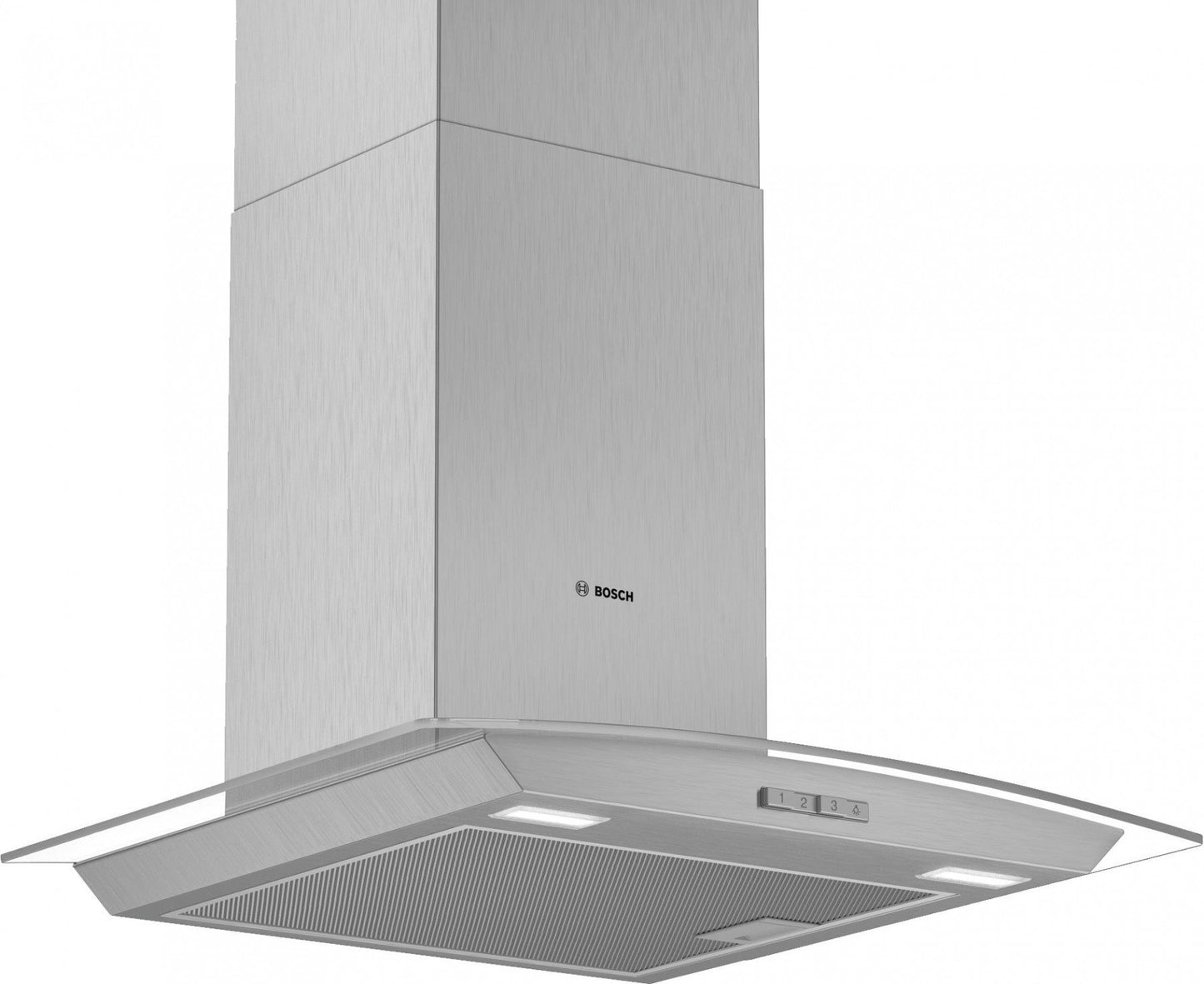 60cm Curved Glass Chimney Extractor Hood | DWA64BC50B
