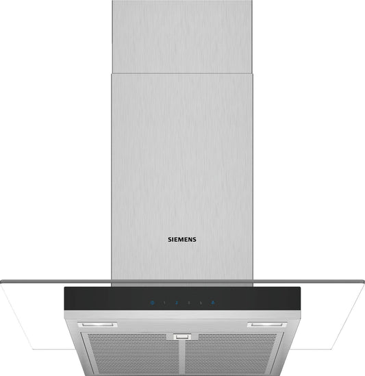 iQ300 60cm Straight Glass Design Chimney Hood | LC67GHM50B