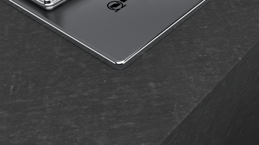 60cm Gas Hob with FlameSelect in Stainless Steel | T26DS49N0