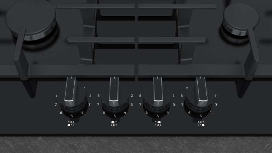 60cm Gas Hob with FlameSelect | T26CS49S0