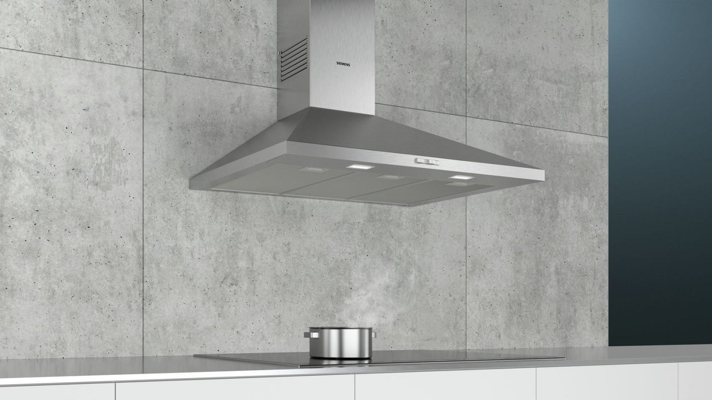 iQ100 90cm Pyramid Design Chimney Extractor Hood | LC94PBC50B
