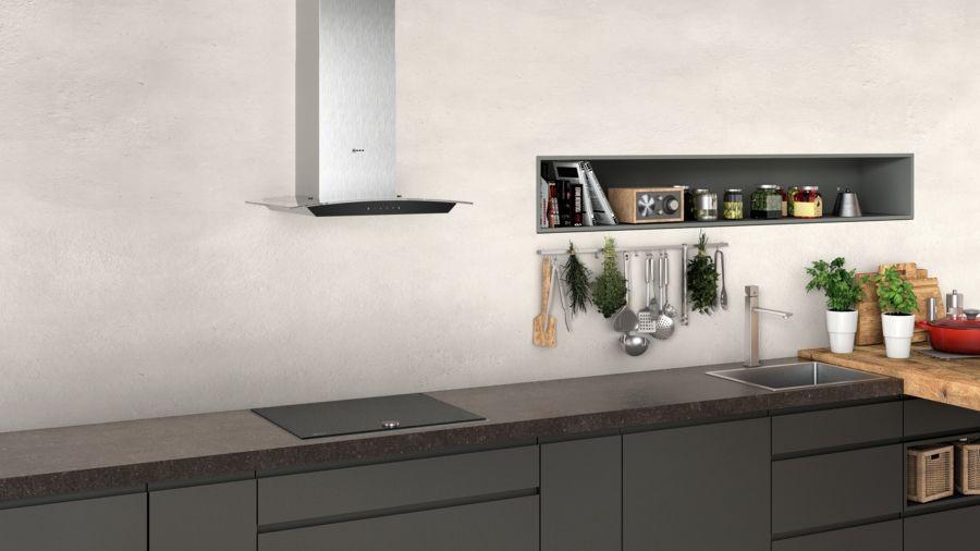 60cm Curved Glass Design Chimney Hood | D64AFM1N0B